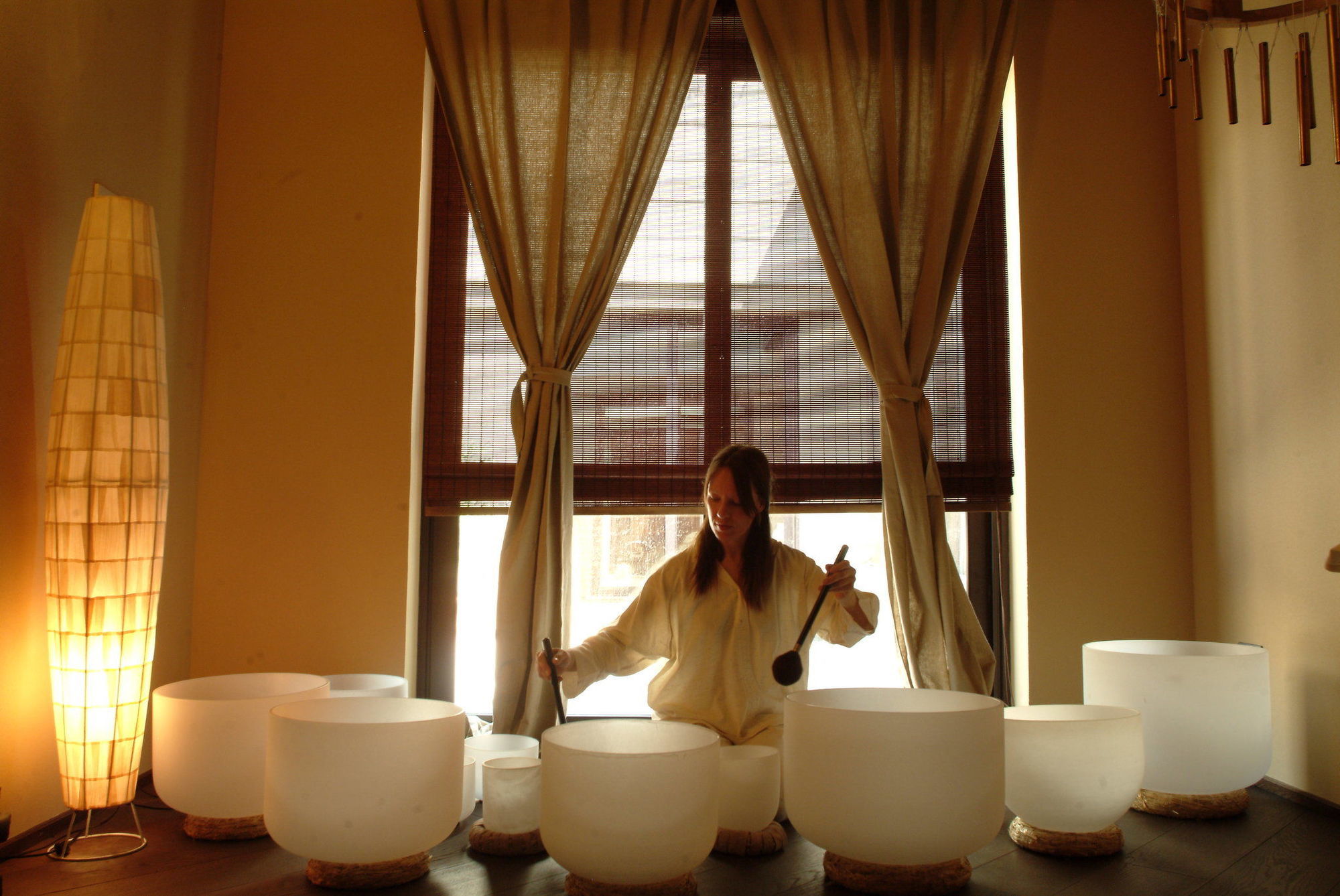 Fonteverde Lifestyle & Thermal Retreat - The Leading Hotels Of The World San Casciano dei Bagni Einrichtungen foto A sound bath